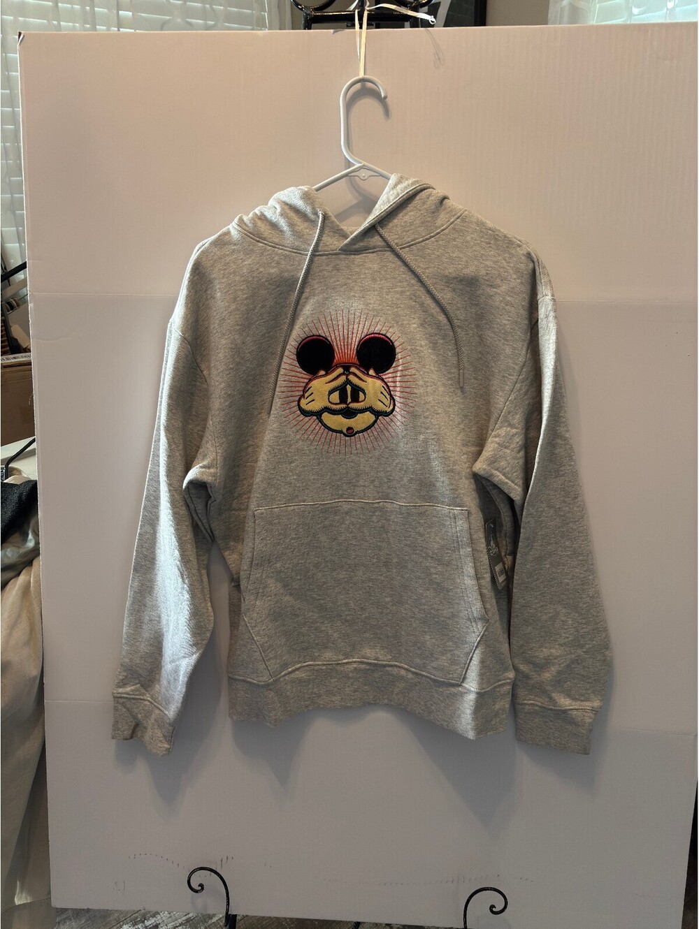 Disney Mickey Mouse Gray Pullover Hoodie